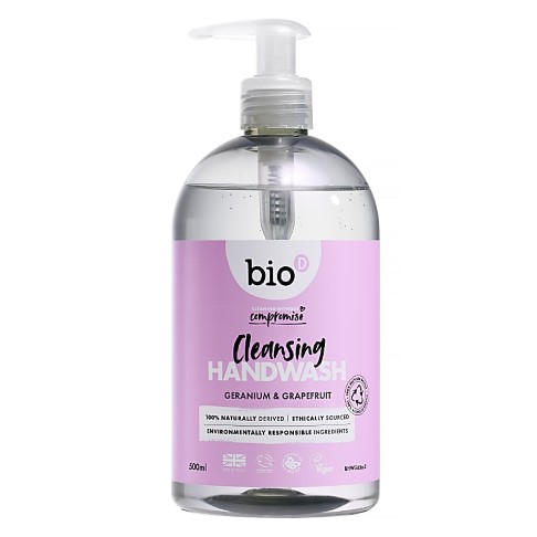 Bio-D Geranium & Grapefruit Sanitising Hand Wash 500ml