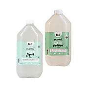 Bio-D Juniper Fabric Softener & Juniper Laundry Liquid 5L Refill Bundle