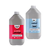 Bio-D All Purpose Sanitiser & Fragrance Free Washing Up Liquid 5L Refill Bundle