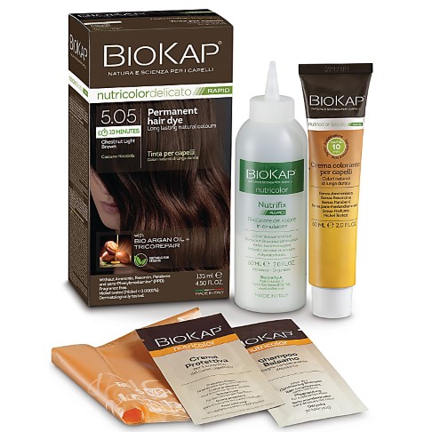 BIOKAP Chestnut Light Brown 5.05 Rapid Hair Dye