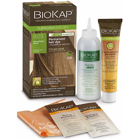 BIOKAP Natural Light Blond 8.03 Rapid Hair Dye