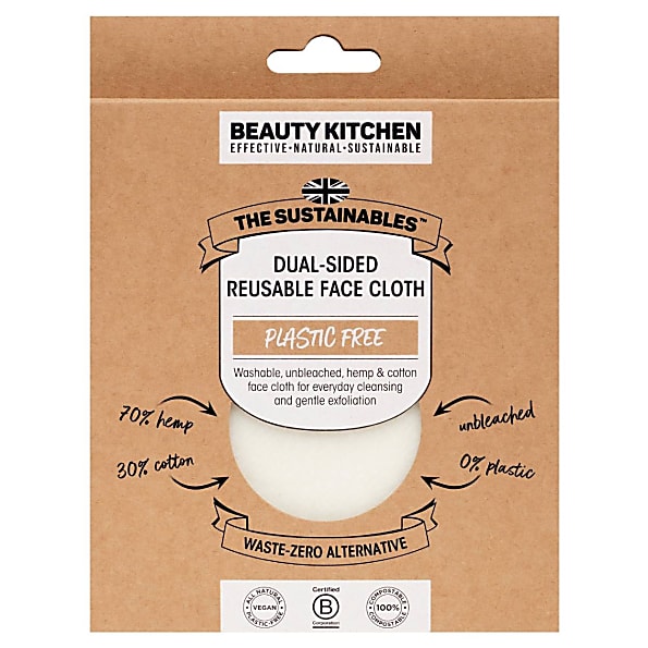 Beauty Kitchen Dual-Sided Reusable Face Cloth