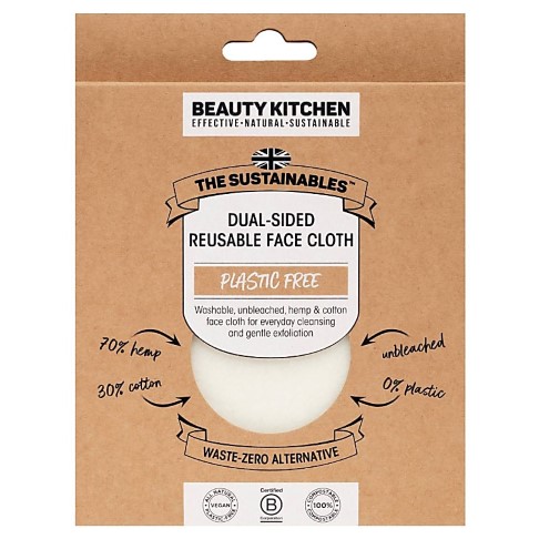 Beauty Kitchen Dual-Sided Reusable Face Cloth