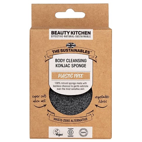 Beauty Kitchen Fragrance Free Body Cleansing Konjac Sponge