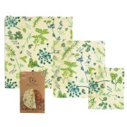 Bee's Wrap 3-pack Assorted - Herb Garden VEGAN