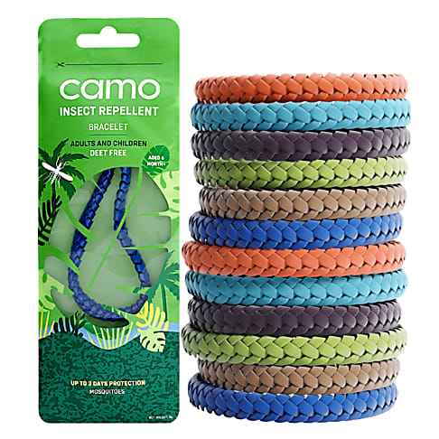 Camo Insect Repellent Bracelet - Faux Leather