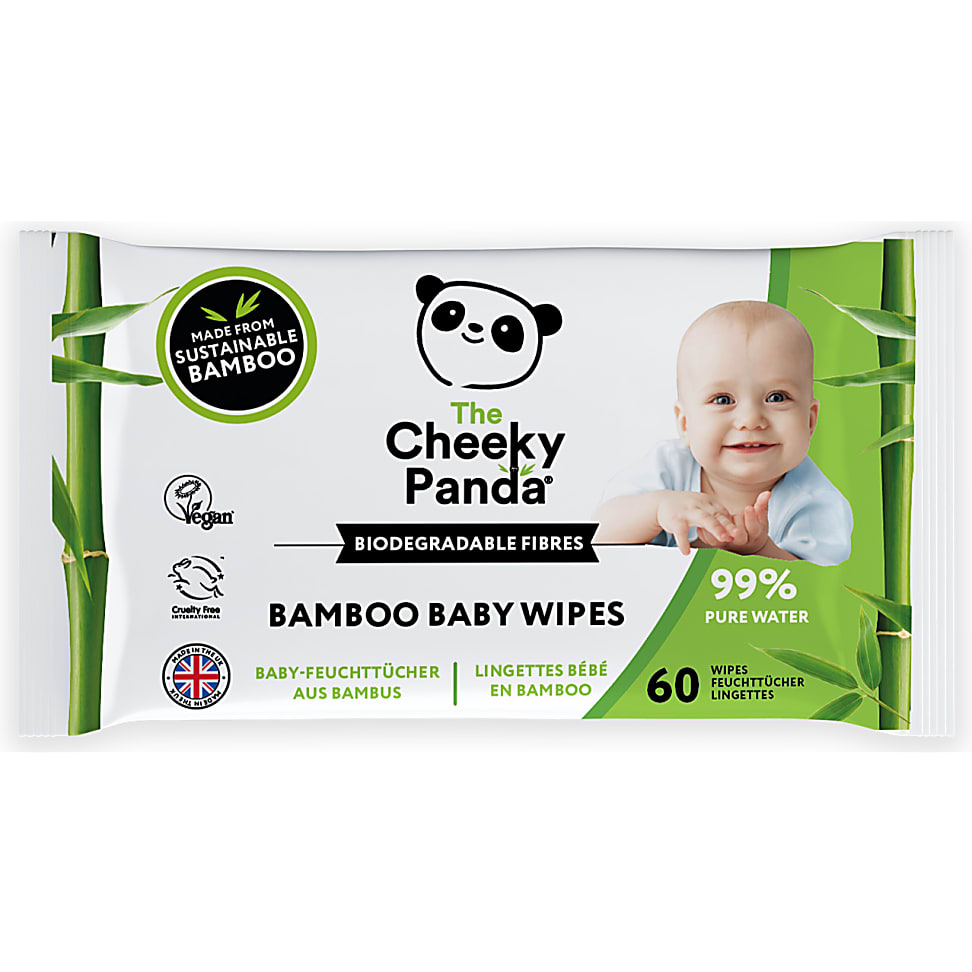 Baby Products The Cheeky Panda Bamboo Baby Wipes