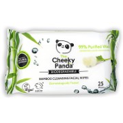 Cheeky Panda Bamboo Facial Cleansing Wipes - Rose