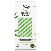 The Cheeky Panda Plastic Free Biodegradable Bamboo Straws - Green