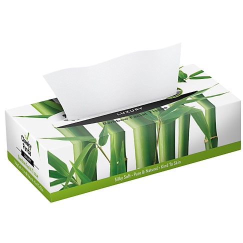 The Cheeky Panda Luxury Bamboo Facial Tissue - Box of 80