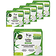 The Cheeky Panda Heavy Period Pads with Bamboo Lining & Core (6 x 12 pack)