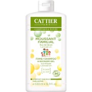 Cattier Paris 2 in 1 Family Shampoo & Shower Gel - 500 ml