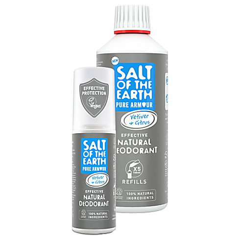 Salt of the Earth Pure Armour Deodorant Spray with Refill