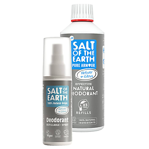 Salt of the Earth Pure Armour Deodorant Spray with Refill