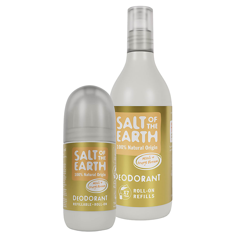 Salt of the Earth Neroli & Orange Blossom Roll-On Deodorant with Re...