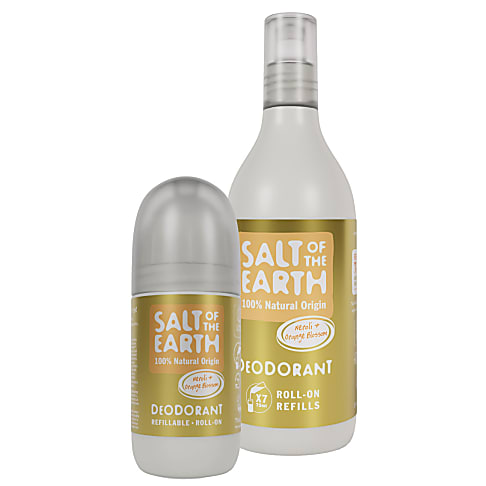 Salt of the Earth Neroli & Orange Blossom Roll-On Deodorant with Refill
