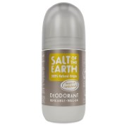 Salt of the Earth Refillable Roll-On Deodorant - Amber & Sandalwood