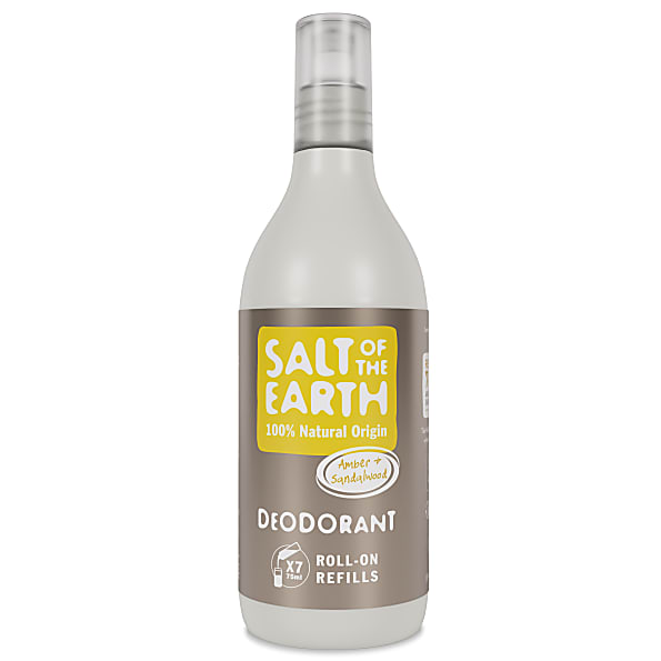 Salt of the Earth Roll-On Deodorant Refill - Amber & Sandalwood
