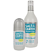Salt of the Earth Unscented Roll-On Deodorant with Refill