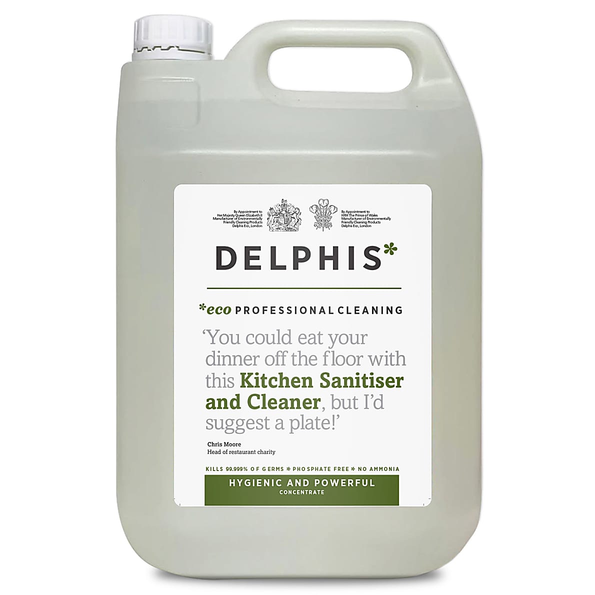 Delphis Eco Kitchen Sanitiser & Cleaner 5L refill