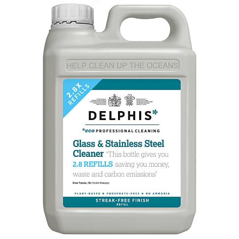 Delphis Eco Glass & Stainless Steel Cleaner - 2L