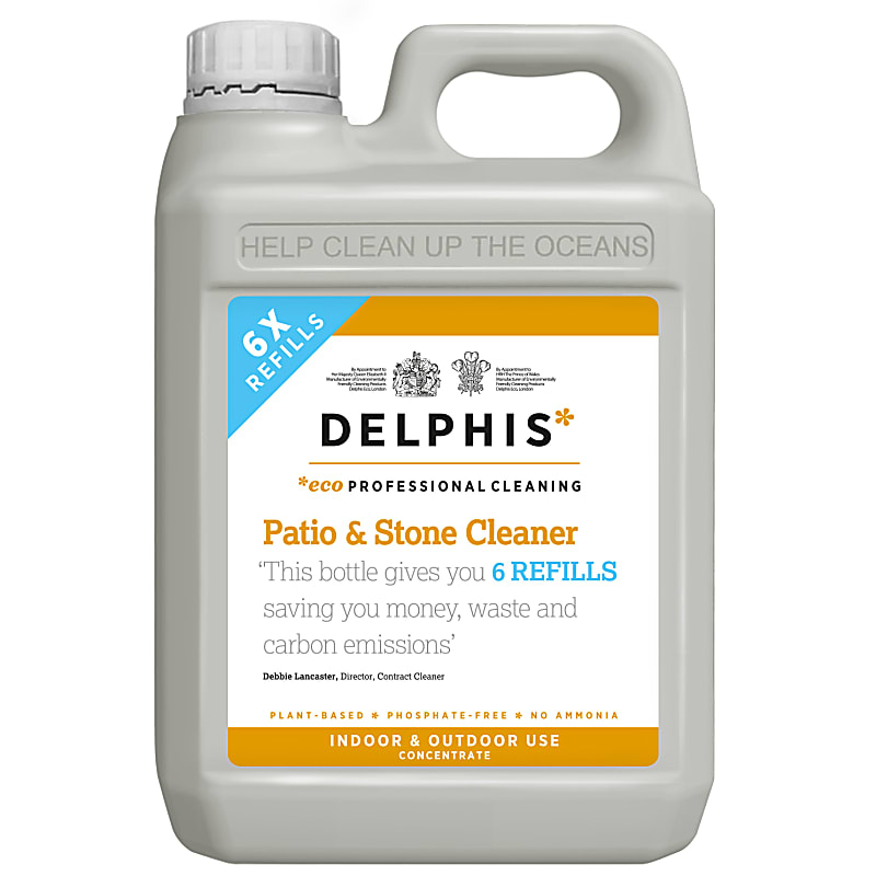 Delphis Eco Patio & Stone Cleaner 2L Refill Bottle Big Green Smile