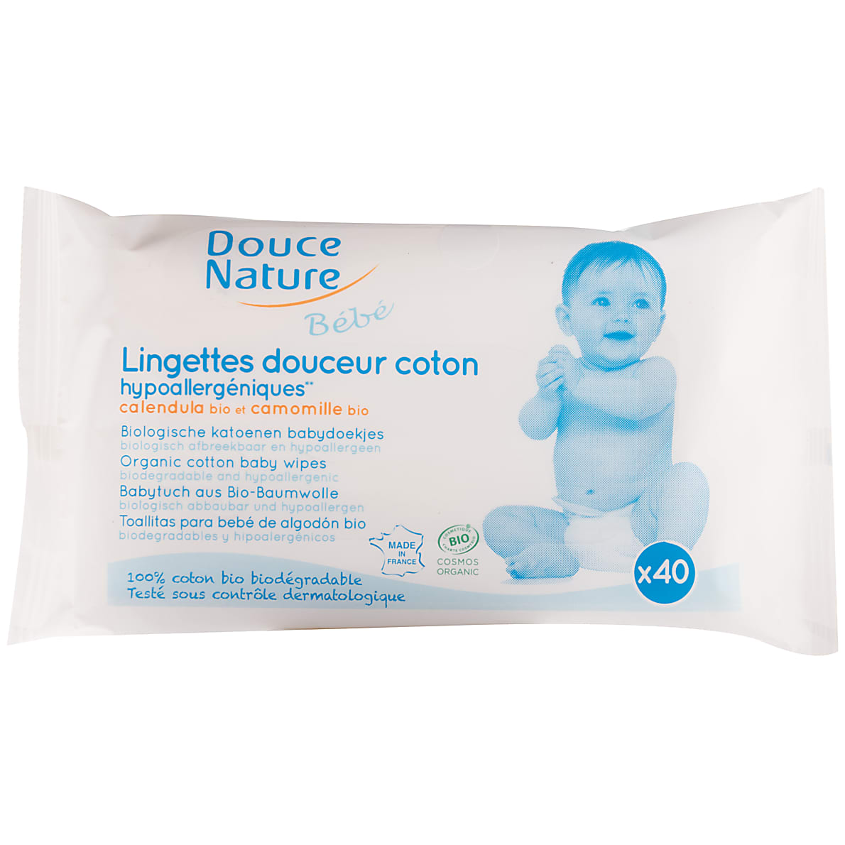 Douce Nature Biodegradable Baby Wipes