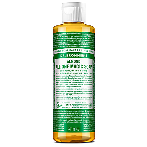 Dr. Bronner's Almond Castile Liquid Soap - 240ml