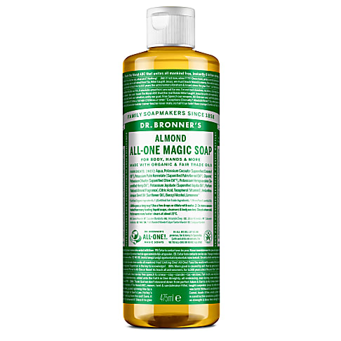 Dr. Bronner's Almond Castile Liquid Soap - 475ml