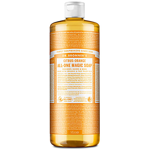 Dr. Bronner's Citrus Orange Castile Liquid Soap - 946ml