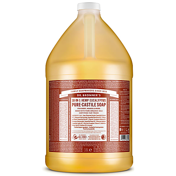 Photos - Soap / Hand Sanitiser Dr. Bronner's Eucalyptus Castile Liquid Soap - 3.8L DRBEUC5L