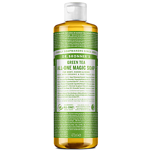 Dr. Bronner's Green Tea Castile Liquid Soap - 475ml