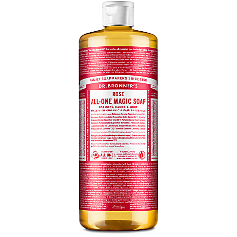 Dr. Bronner's Rose  All-One Magic Soap - 945ml