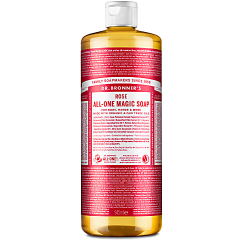 Dr. Bronner's Rose  All-One Magic Soap - 945ml