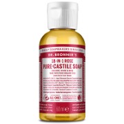 Dr. Bronner's Rose Castile Liquid Soap - 60ml