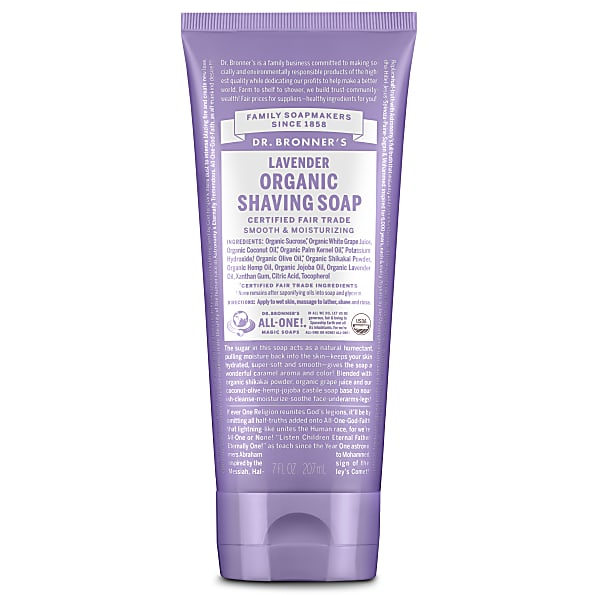 Dr. Bronner's Organic Lavender Shaving Soap
