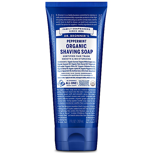 Dr. Bronner's Organic Spearmint Peppermint Shaving Soap