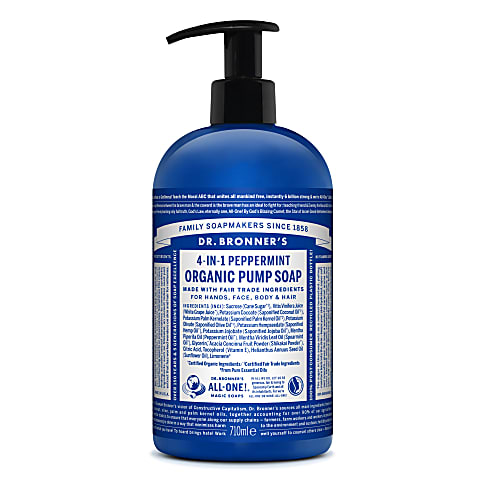 Dr. Bronner's Organic Pump Soap Peppermint - 710ml