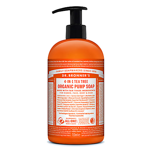 Dr. Bronner's Organic Pump Soap Tea Tree - 710ml
