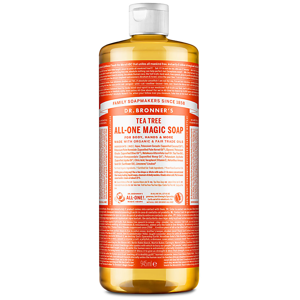 Dr. Bronner's Tea Tree Castile Liquid Soap 946ml