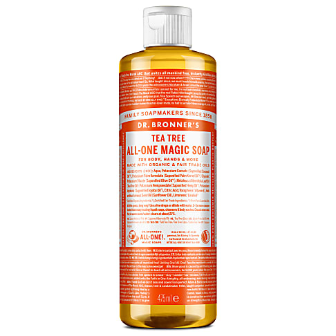 Dr. Bronner's Tea Tree Castile Liquid Soap - 475ml