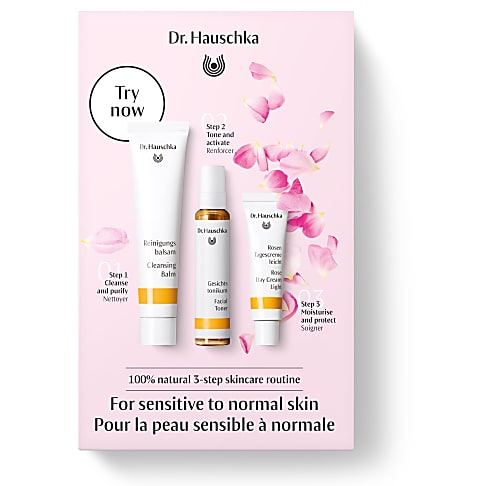 Dr. Hauschka Must Have Kit with Rose Light for Sensitive to Normal Skin