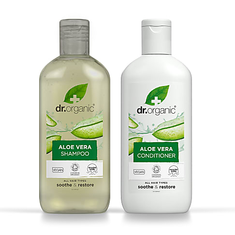 Dr Organic Aloe Vera Shampoo & Conditioner Bundle
