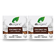 Dr Organic Virgin Coconut Oil Day & Night Cream Duo