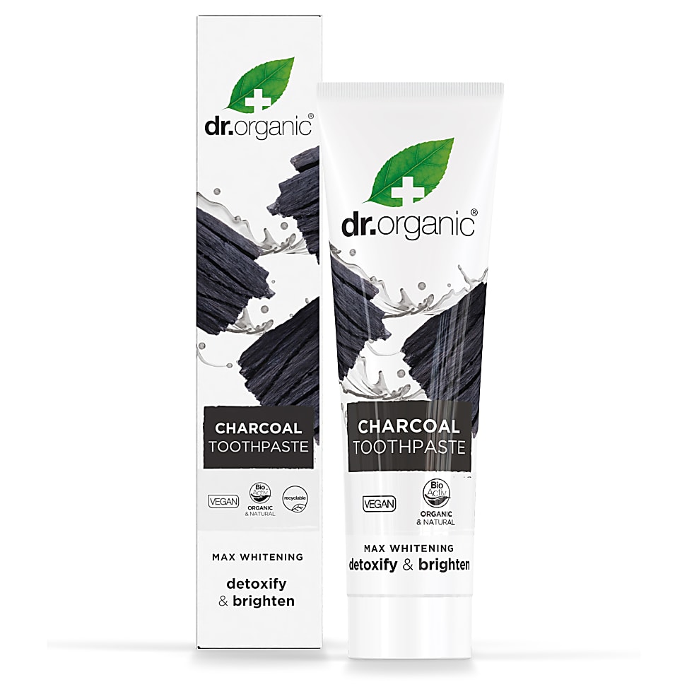 Photos - Toothpaste / Mouthwash Dr Organic Charcoal Extra Whitening Toothpaste DROCHRCLTOOTH