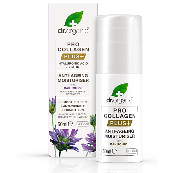 Dr Organic Pro Collagen Anti-Ageing Moisturiser with Bakuchiol