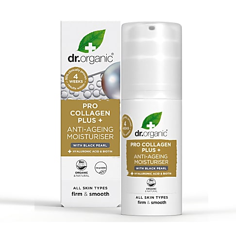 Dr Organic Pro Collagen Anti-Ageing Moisturiser with Black Pearl Complex