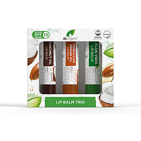 Dr Organic Lip Balm Trio