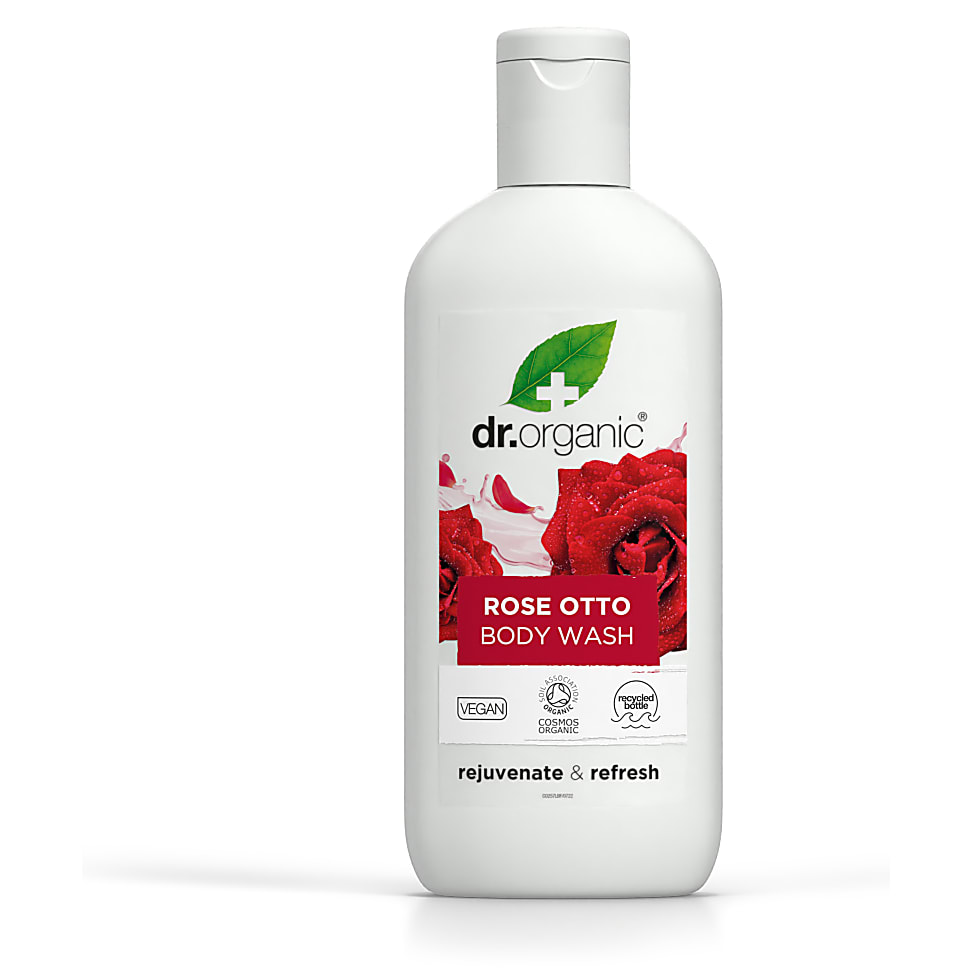 Photos - Shower Gel Dr Organic Rose Otto Body Wash DRORSOTTBDWSH