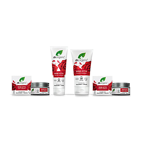 Dr Organic Rose Otto Face Care Bundle